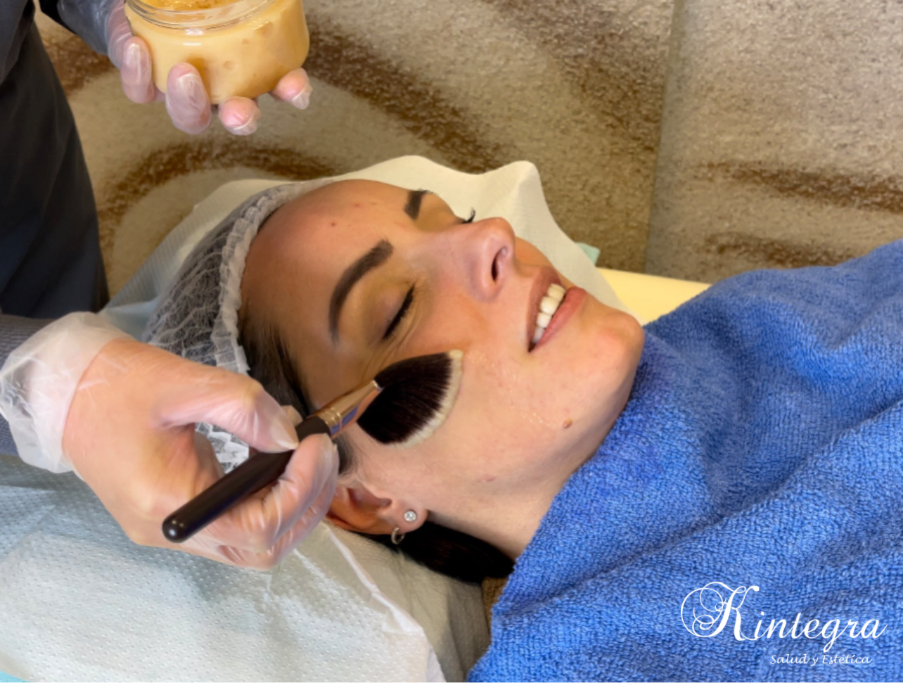 Limpieza facial profunda antes y despues