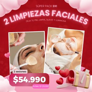 Pack 2 Limpiezas Faciales Profundas