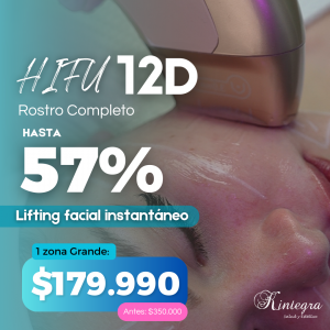 HIFU 12D - Lifting Facial Sin Cirugía (Rostro completo)