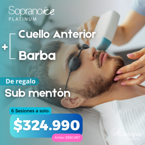 Pack Hombre: Barba + Cuello Anterior (6 sesiones)