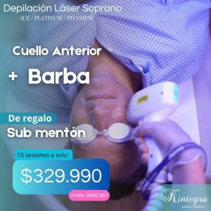 Pack Hombre: Barba + Cuello Anterior (6 sesiones)