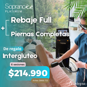Pack: Piernas Completas + Rebaje Full (6 sesiones)