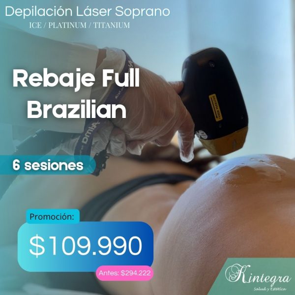 Rebaje Full Brazilian - Láser Soprano ICE