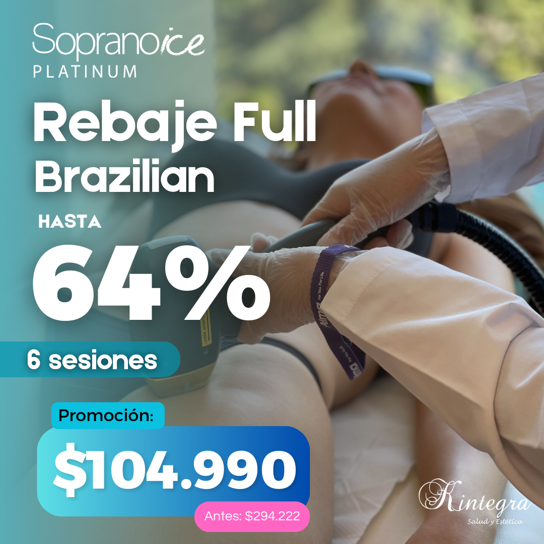 Rebaje Full Brazilian - Láser Soprano ICE