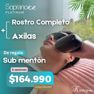 Pack: Rostro Completo + Axilas (6 sesiones)
