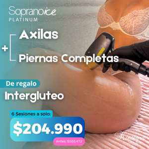 Pack: Piernas Completas + Axilas (6 sesiones)