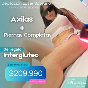 Pack: Piernas Completas + Axilas (6 sesiones)