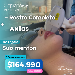 Pack: Rostro Completo + Axilas (6 sesiones)
