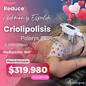 Reductivo Abdomen y Espalda con Criolipolisis - 6 Manípulos M o L