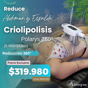 Reductivo Abdomen y Espalda con Criolipolisis - 6 Manípulos M o L