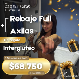 Pack: Axilas + Rebaje Full (3 sesiones)