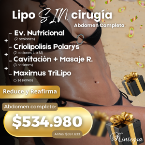 Lipo sin cirugía Abdomen completo