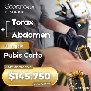 Pack Hombre: Torax + Abdomen (3 sesiones)
