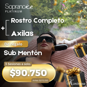 Pack: Rostro Completo + Axilas (3 sesiones)