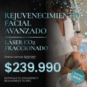 Láser CO2 Fraccionado para rejuvenecimiento facial avanzado PROMO