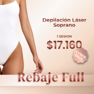 Rebaje Full - Depilación Láser Soprano (1 Sesión) CYBER