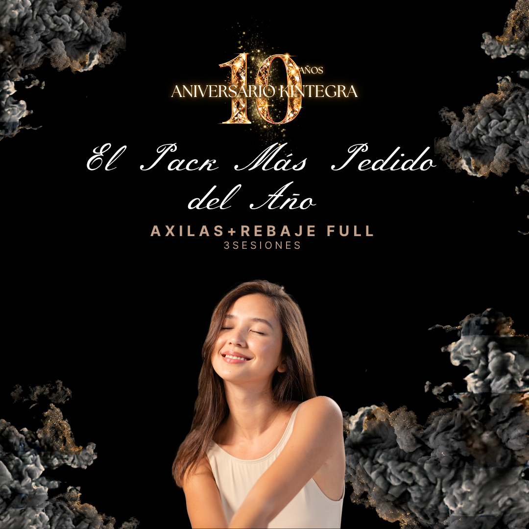 Pack: Axilas + Rebaje Full (3 Sesiones) Láser Soprano ICE Aniversario