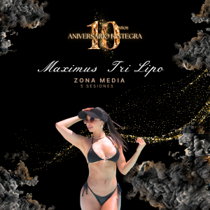 Maximus TriLipo Reafirmante reductor zona mediana Aniversario